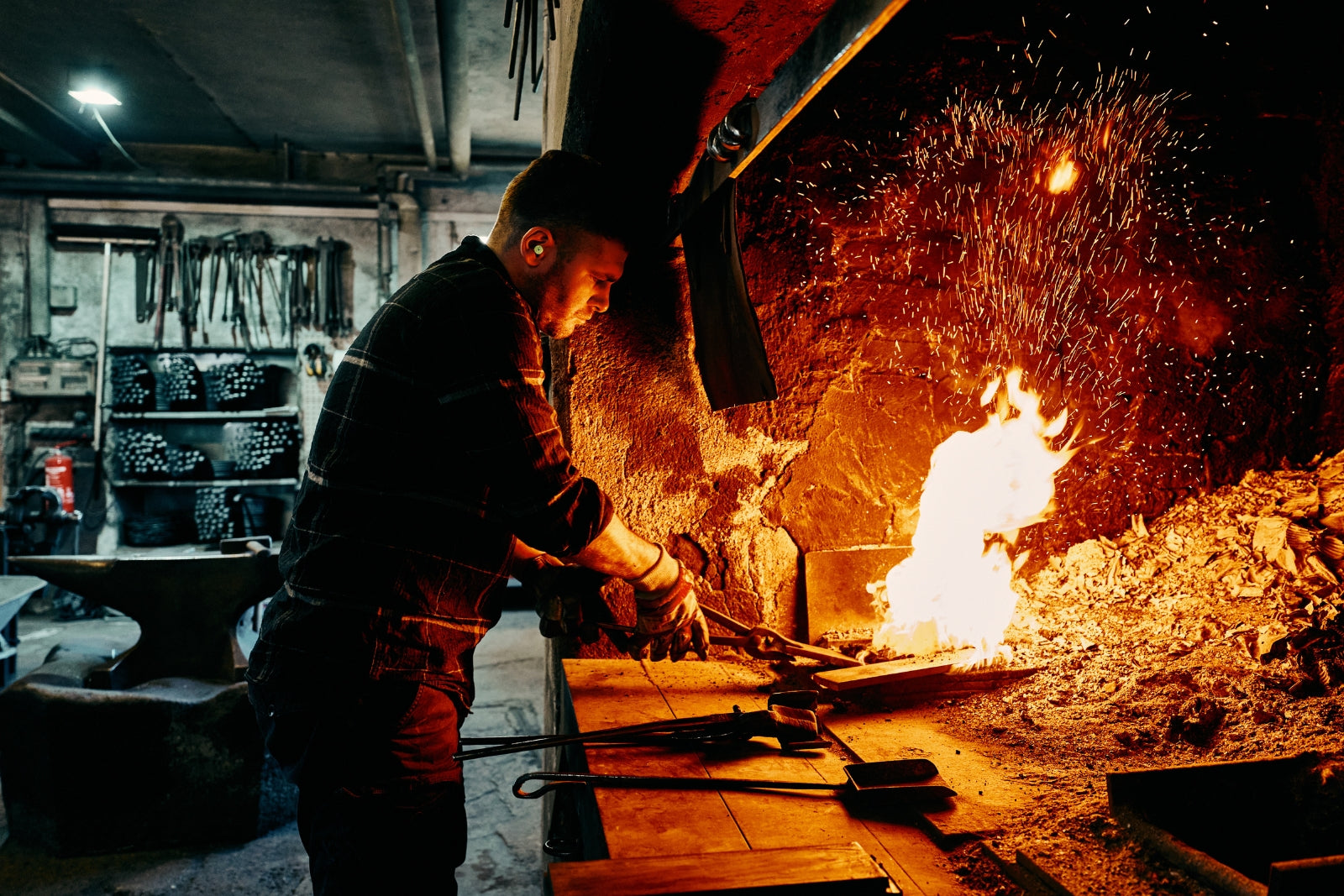 Waidler-Pfanne mit Henkel