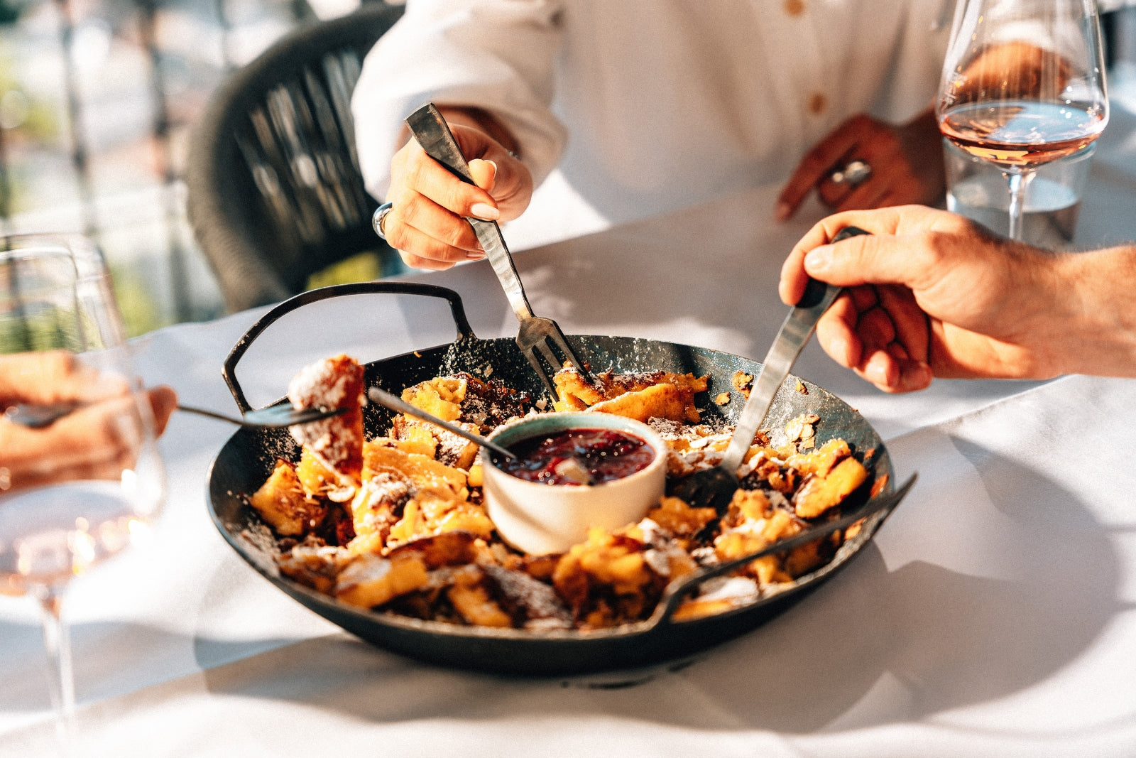 Waidler-Pfanne mit Henkel