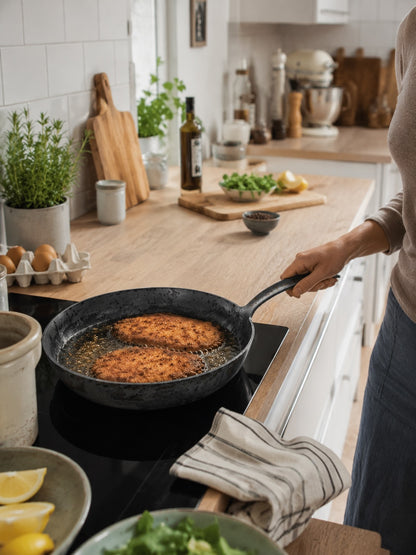 Waidler pan with handle