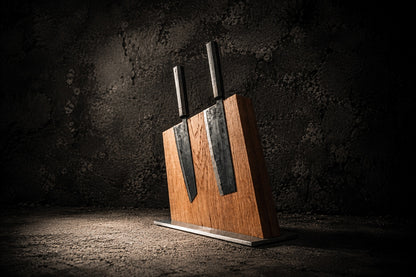 Magnetic knife block