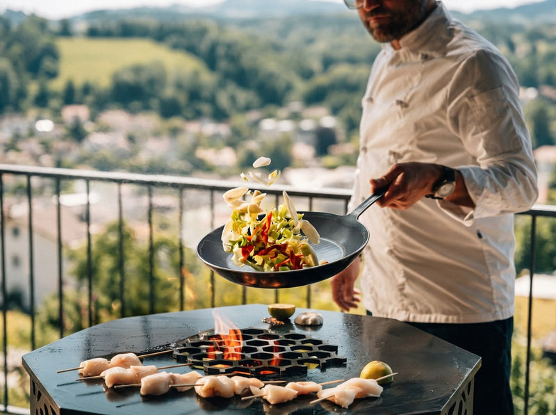 Waidler-Pfanne mit Griff