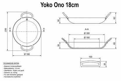 Technische Zeichnung Yoko Ono 18 cm #grosse-wahlen_o-18-cm-yoko-ono